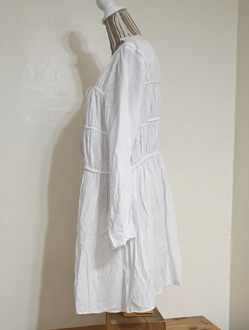 J Crew White Cotton Coastal Vacation Mini Dress Cover Up Size XL NWT